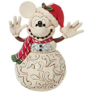 Enesco Mickey Mouse Schneemann 17 Cm - Multicolour