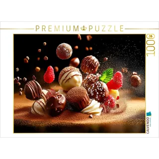 Calvendo Puzzle Pralinen und Schokolade | 1000 Teile Lege-Größe 64x48cm Foto-Puzzle für glückliche Stunden
