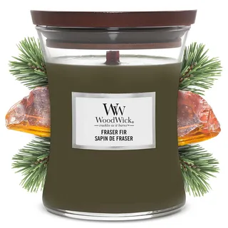 Woodwick Frasier Fir Duftkerze 275 g grün