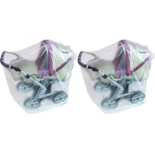 Sunnybaby 18895 Staubschutzhülle für Kinderwagen aller Art (Packung mit 2)