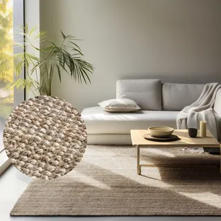 Teppich HANSE HOME "Jaipur Juteteppich, als Läufer und in Rund", grau (graubraun), B:60cm H:10mm L:90cm, Jute, Teppiche, Teppich, 100% Naturfaser, Wohnzimmer, Esszimmer, Schlafzimmer, GRS