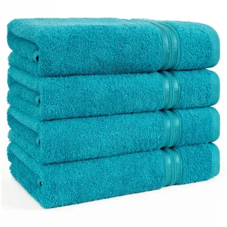 hammetex Handtuchset 4-tlg. blau