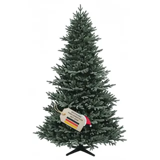 RS Trade Künstlicher Weihnachtsbaum HXT 1418 Nordmann 240 cm aus 100% Spritzguss mit Metallständer, künstliche Nordmanntanne, Christbaum, Kunsttannenbaum, schwer entflammbar, für Allergiker geeignet