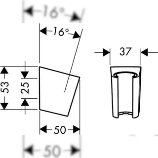 Hansgrohe Porter'S Brausehalter, 28331000,