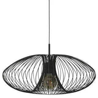 Fabas Luce Fassa 1-flg. 60 cm rund schwarz Metall