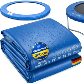 Monzana® Trampolin Randabdeckung Ø 183 244 305 366 427cm 30cm breit 100% UV-beständig reißfest wetterbeständig universell Federabdeckung Randschutz