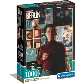 CLEMENTONI Haus des Geldes Puzzle 1000 Teile Erwachsene - Puzzle Erwachsene in 70 x 50 cm - Puzzle Erwachsene anspruchsvoll von Clementoni 39849
