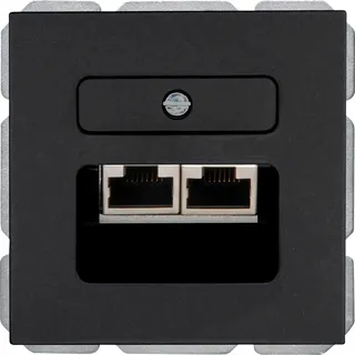 Kopp Athenis UAE-Steckdose schwarz matt