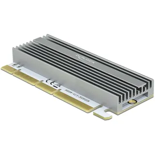 DeLock PCI Express x16 (x4 / x8) Karte zu 1 x NVMe M.2 Key M mit LED Beleuchtung,