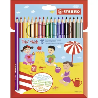 Stabilo Trio dick Buntstifte 18 St. mehrfarbig
