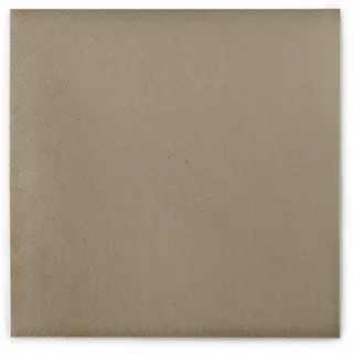 Sovie HORECA Tischdecke in Beige Grey aus Airlaid 80 x 80 cm, 20 Stück | Einwegtischdecken in Stoffoptik für Gastronomie, Catering, Events & private Feiern