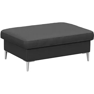 flexlux "Fiore", Kaltschaum, Füße Alu, deep schwarz