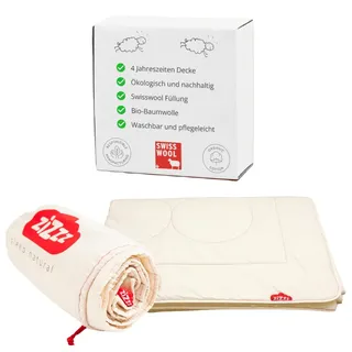 zizzz Kinderbettdecke Babydecke Winter 4 Jahreszeiten Kinderdecke 100x135