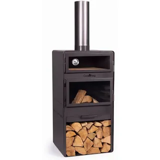 Cook King CookKing Terrassenofen Vento Plus" mit Pizzaofen schwarz