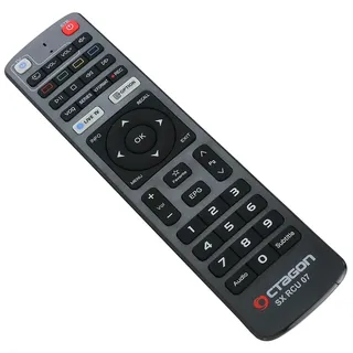 Octagon SX RCU 07 Original Fernbedienung (neues Modell) für SX887, SX888, SX889, SX988, SFX6008, IP HD, IP8 4K - 2in1 Funktion ohne Anlernen für Ihren Receiver & lernbar für Ihren Fernseher