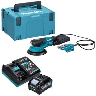 Makita BO 004 CGM101 Akku Exzenterschleifer 40 V max. 150 mm 3,0 mm Hub Brushless + 1x Akku 4,0 Ah + Ladegerät + Makpac