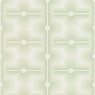 A.S. Création Grafik-Vliestapete – Grün, Creme – Vintage – 0,53 x 8,5 m