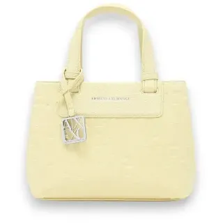 A|X Armani Exchange für Damen. XW001576AF15774U2149 Mit Logo bedruckte Tasche (OSFA), Lässig, Gelb, Polyester