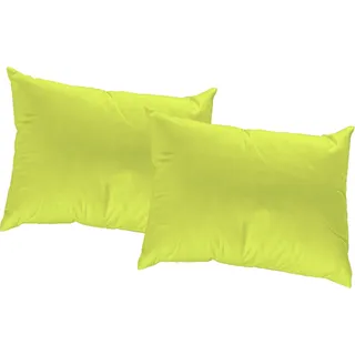 Dekokissen WIRTH "WirthNatur" Gr. 3, grün (grün, unifarben), B:40cm L:60cm, Baumwolle, Dekokissen_Sitzkissen_Kissenhüllen, Dekokissen, Kissenhülle ohne Füllung, 2 Stück