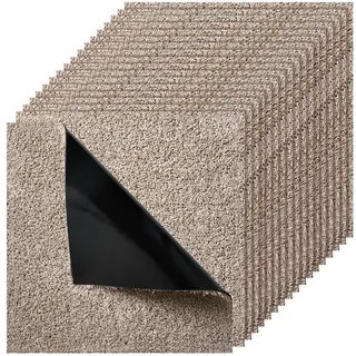 Vevor Teppichfliesen Teppichboden 457,2 x 457,2 cm Hellbraun