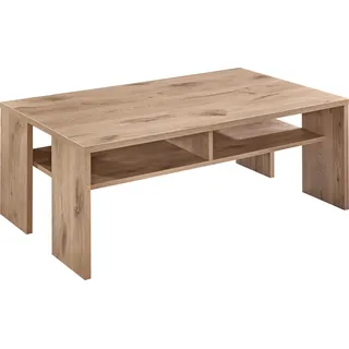 Couchtisch INNOSTYLE "Fun Plus II", grün (schilfgrün, altholz melamin, altholz melamin), B:110cm H:40cm T:65cm, Tische, Couchtisch, 2 Fächer, ABS Kantenschutz