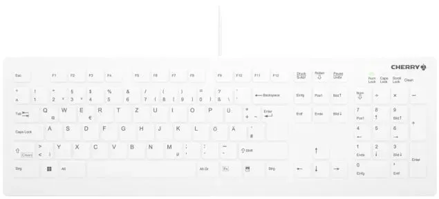 Bild von AK-C8112 Medical Kabellose Tastatur USB Weiß