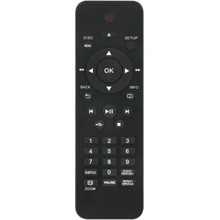 CRP627/01 Ersetzte Fernbedienung Passend für Philips DVD Player Recorder DVP3380/12 DVP3520/12 DVP3580/12 DVP5592/12 DVP4050 DVP3560/F7 DVP6620/12 DVP3980 DVP3350/05 DVP3350/12