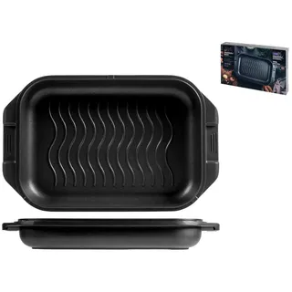 H&h Kasserolle Niedrig Aluminium Antihaft, Induktion, 34 CM