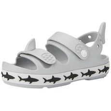 Crocs Unisex Kinder Crocband Cruiser K Sandale, Shark Light Grey, 33/34 EU