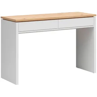 Xora Schminktisch , Weiß, Eiche Artisan , Holzwerkstoff , 2 Schublade(n) Schubladen , rechteckig , Wange , 42x78x120 cm , FSC Mix , Schlafzimmer, Schminktische