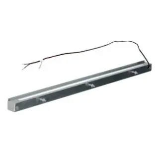 Elcom 5815953 FLM-113 LED Flächenleuchte weiß für Standsäule 460 AB Edelstahl matt MODESTA
