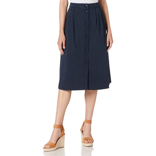 Tommy Hilfiger Damen CO MODERN Chino MIDI Skirt Rock, Wüstenhimmel, 60