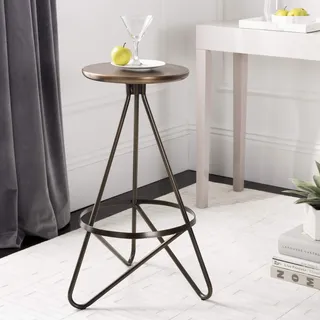 SAFAVIEH Modern Bar & Counter Stool, in Antique Copper