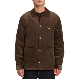 Volcom Herren Cordjacke Benvord braun - S