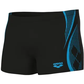 Arena Badeshorts Graphic Black/Türkis 6