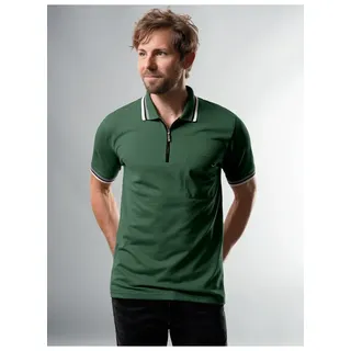Trigema Poloshirt »TRIGEMA Poloshirt mit Reißverschluss« 1 Stk., grün