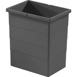 Hailo Inneneimer 1137669 dunkelgrau 20 Liter Ersatzbehälter - Dunkelgrau