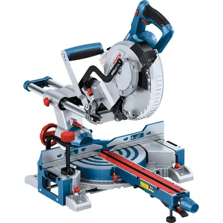 Bosch GCM 18V-216 D inkl. 1 Sägeblatt, 2 Werkstückauflagen, Staubbeutel, Spannzwinge