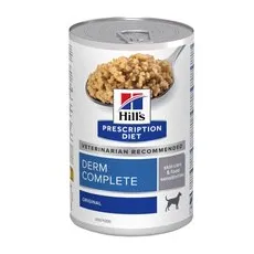 48x200g Derm Complete Hill’s Prescription Diet Hrană umedă câini