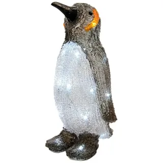 Lumineo Led-pinguinfigur - White / Black - One Size
