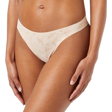 sloggi Damen ZERO Lace 2.0 Brazil Slip, Light Brown, M