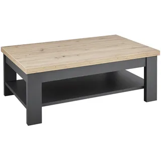 Landscape Couchtisch , Grau, Eiche Artisan , Holzwerkstoff , rechteckig , 70x40x110 cm , einfacher Aufbau , Wohnzimmer, Wohnzimmertische, Couchtische, Couchtische eckig