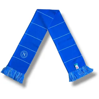 3R Sport SSC Napoli Schlauchschal mit Bestickung, 100% Acryl, Hellblau, Weiß, Blau