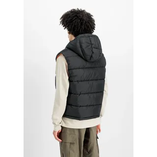 Alpha Industries Hooded Puffer Vest FD Schwarz 3XL