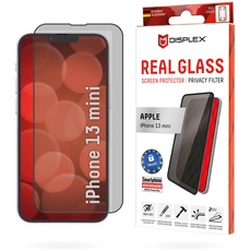 Bild Privacy Full Cover Panzerglas (10H) für Apple iPhone 13 mini, Eco-Montagerahmen, Privacy Filter, Tempered Glas, kratzer-resistente Schutzfolie, hüllenfreundlich