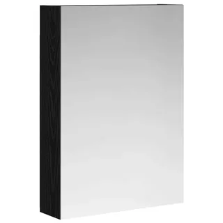 vidaXL Badezimmerspiegelschrank Schwarz Eichen-Optik 50 x 14,5 x 70 cm - Schwarz