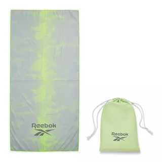 Reebok Mikrofaser Handtuch 90 x 180 cm Grau
