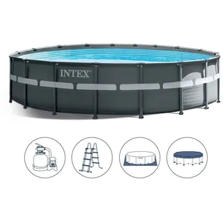 Intex Schwimmbad Oberirdischen Ultraframe XTR 488XH122CM + Pumpe A Sand +