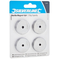 Silverline 106307 Ferritmagnet, 4er-Pckg. 7,2 kg