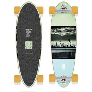 Long Island Jart Global Warning 32.75"x10" Mini Pin Long Island Complete Skateboard, Erwachsene Unisex, Mehrfarbig (Mehrfarbig), Einheitsgröße